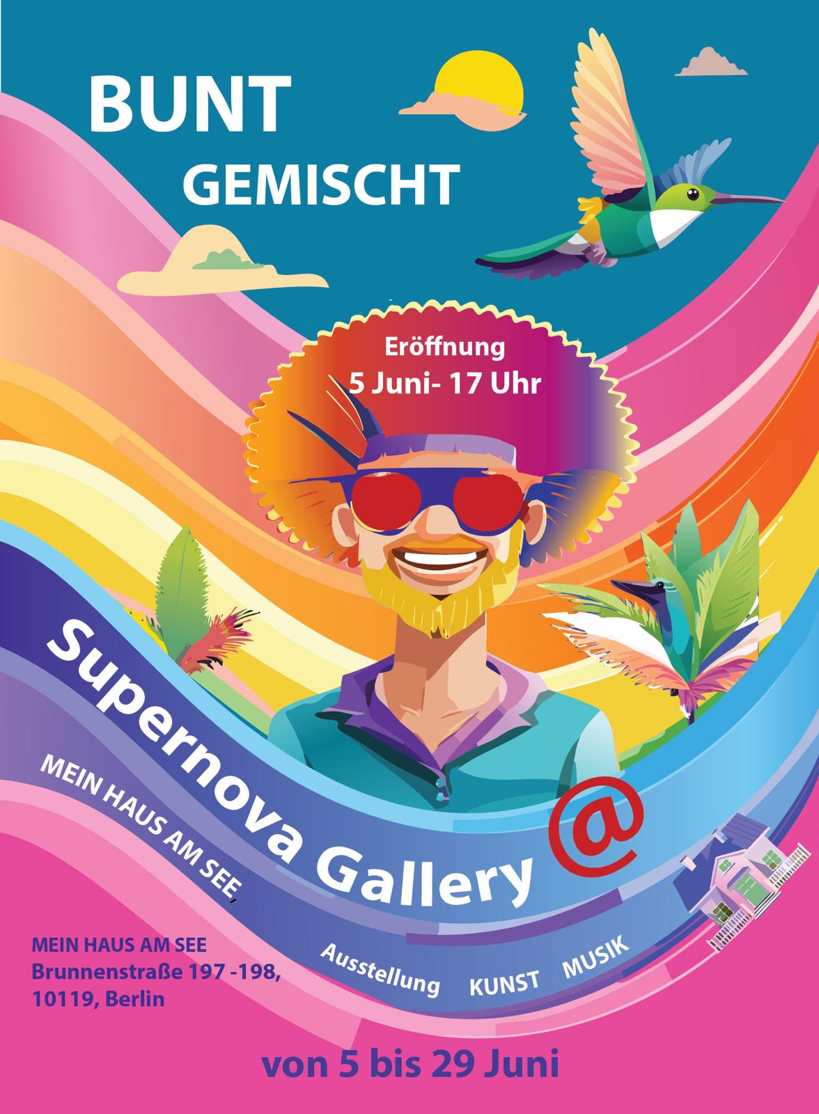 bunt gemischt